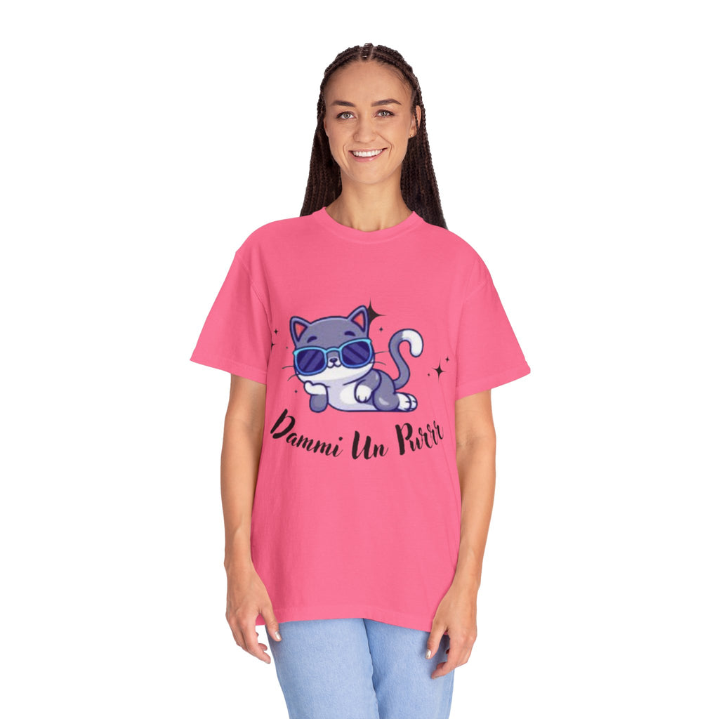 Dmmi Un Purr, trending Unisex Jersey Short Sleeve V-Neck Tee, Gift for friends.