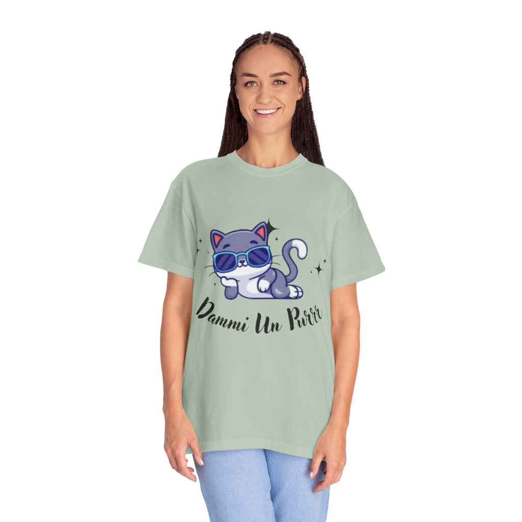 Dmmi Un Purr, trending Unisex Jersey Short Sleeve V-Neck Tee, Gift for friends.