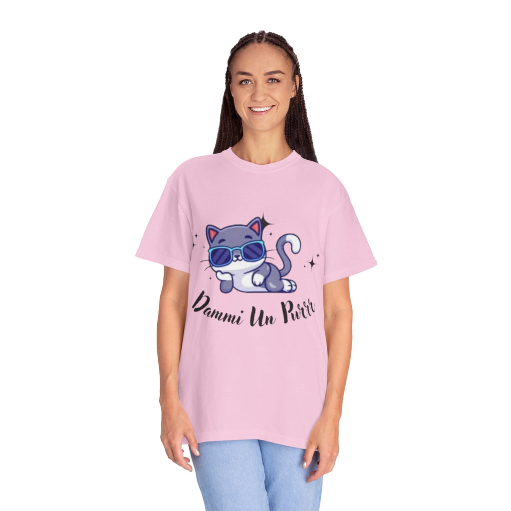 Dmmi Un Purr, trending Unisex Jersey Short Sleeve V-Neck Tee, Gift for friends.