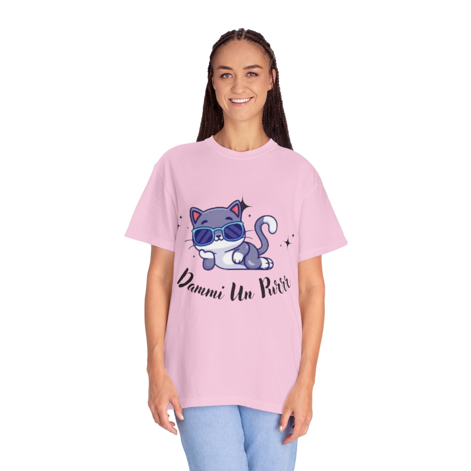 Dmmi Un Purr, trending Unisex Jersey Short Sleeve V-Neck Tee, Gift for friends.