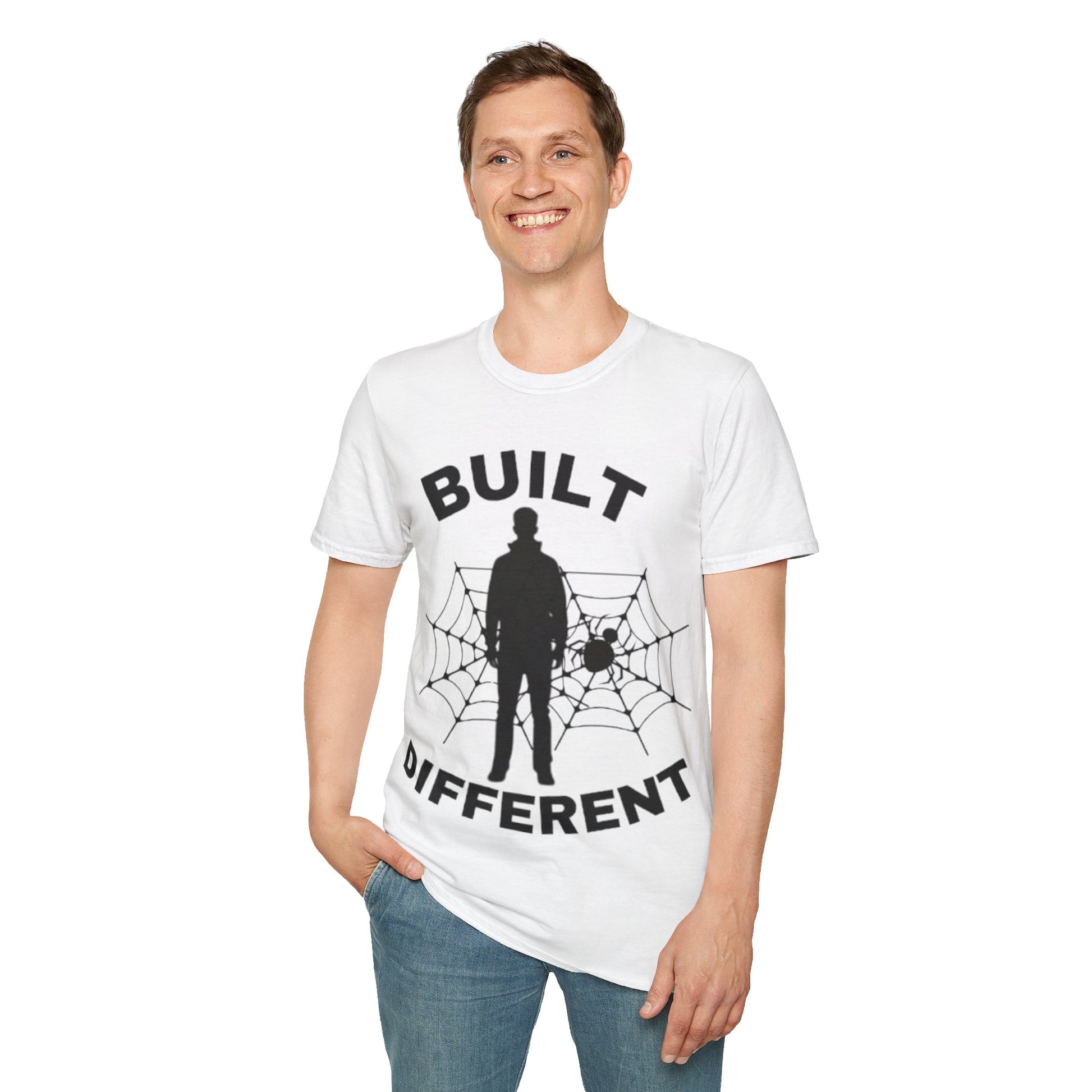 Unisex Built Different T-Shirt | Softstyle Tee for Casual Wear, Gifts for Him/Her,  Everyday Comfort , gift