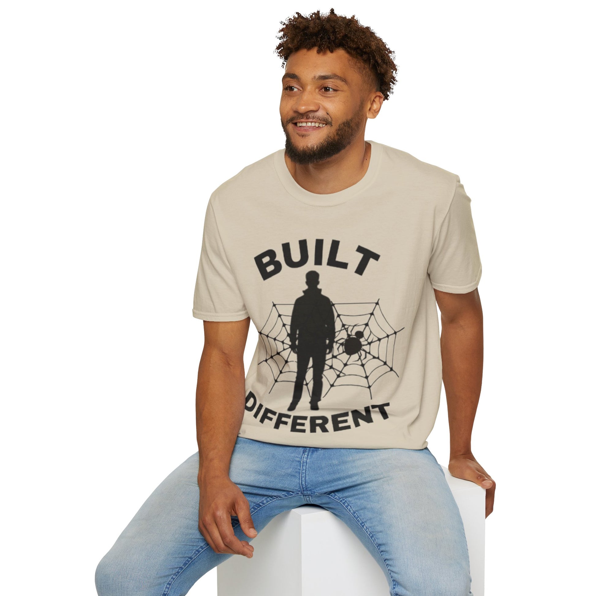 Unisex Built Different T-Shirt | Softstyle Tee for Casual Wear, Gifts for Him/Her,  Everyday Comfort , gift